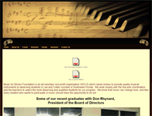 Tablet Screenshot of music4minors.org
